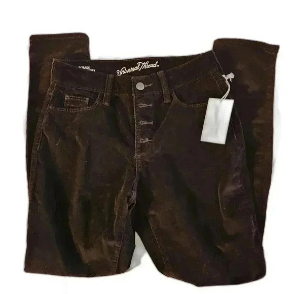 Universal Thread High Rise Skinny Jeans - Dark Brown - Picture 1 of 11